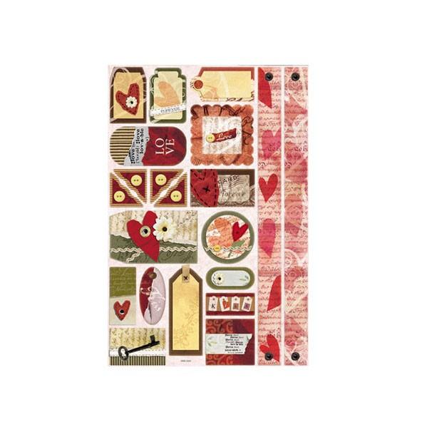 Fun Kingdom Тисненые наклейки 20,5 х 36 см — PalitraMastera