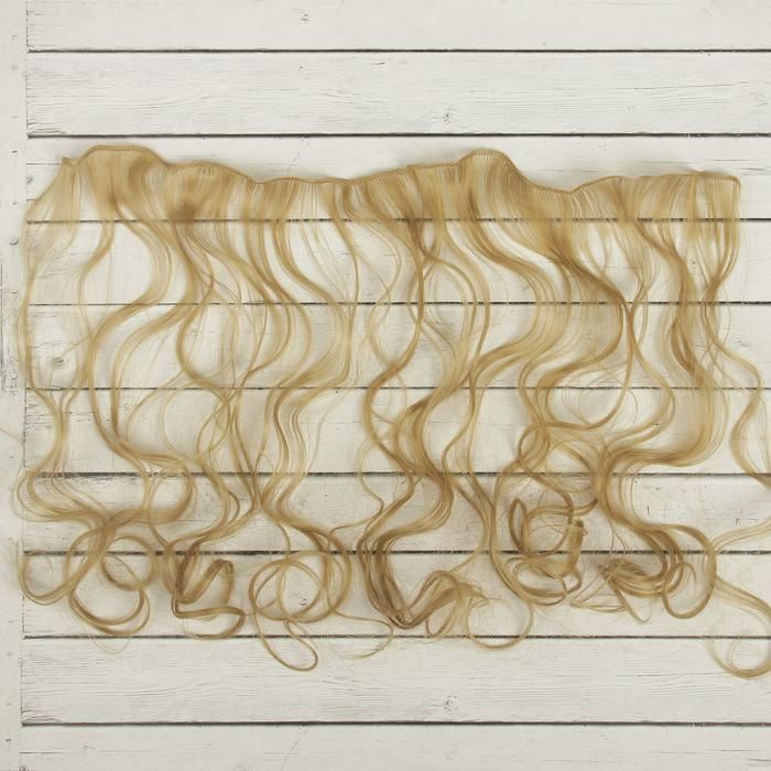 Волосы - тресс для кукол &quot;Кудри&quot; длина волос 40 см, ширина 50 см, № 24 2294338---- — PalitraMastera