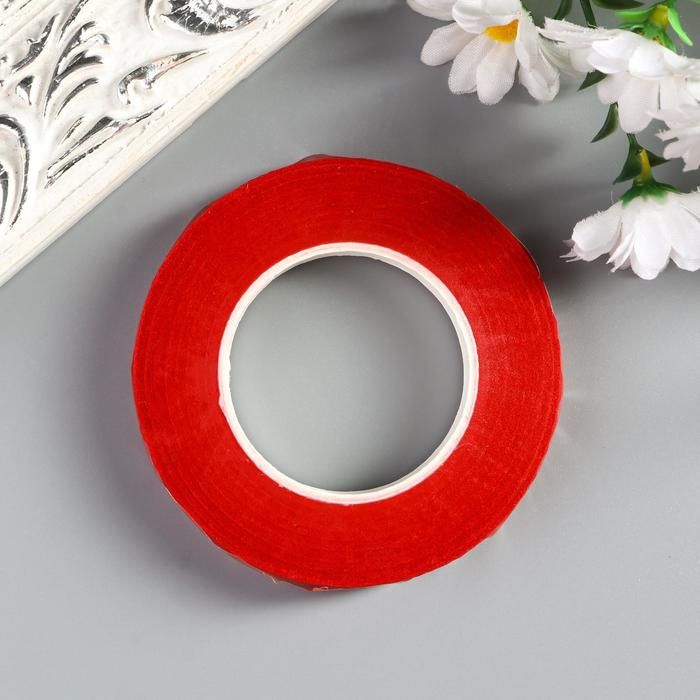 Тейп-лента &quot;Красная&quot; намотка 27,3 метра ширина 1,2 см---- — PalitraMastera