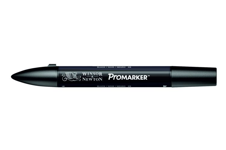 Winsor&amp;Newton Маркер художественный Pro, черный — PalitraMastera