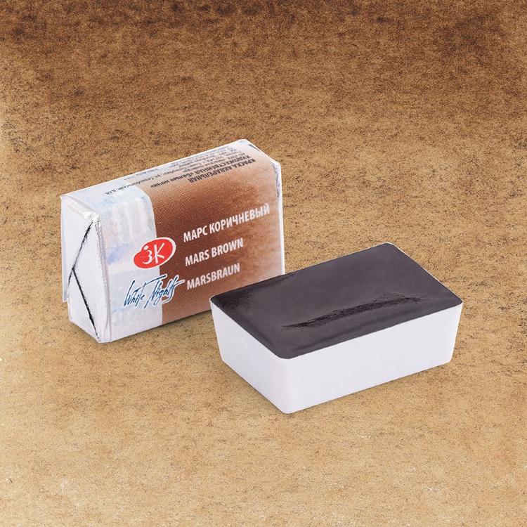 Марс коричневый акварельБелые Ночи кювета 2,5 мл — PalitraMastera