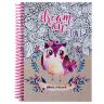 Скетчбук А5, 64 листа на гребне «Мечтательная сова», твёрдая обложка, глянцевая ламинация фото 1 &mdash; PalitraMastera