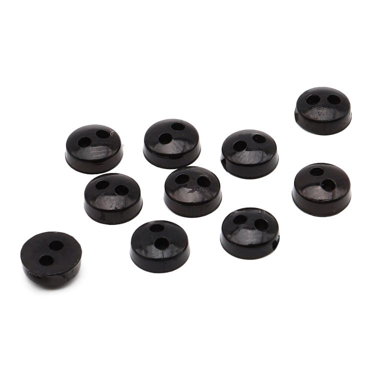 AR1224-1 Пуговицы мини, черные, 6мм 10шт/упак &mdash; PalitraMastera