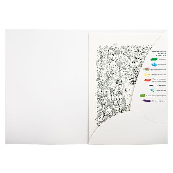 Раскраска антистресс АРТформат ЦВЕТУЩИЙ САД 10 листов А4 — PalitraMastera