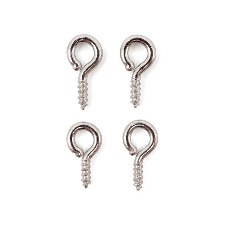 25615 Штифты 10 мм винтовые, уп.4шт, цв.никель — PalitraMastera