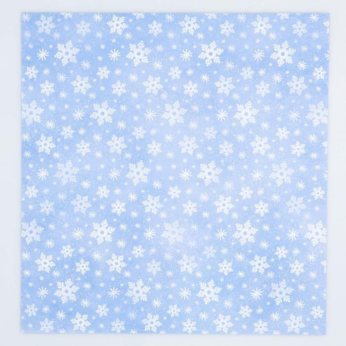 Бумага для скрапбукинга «Весёлого нового года», 30.5 ? 32 см, 180 г/м  4404854 — PalitraMastera