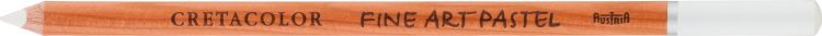 Пастельный карандаш &quot;FINE ART PASTEL&quot;, цвет 102 Белила цинковые, круглый корпус диаметром 7,5 мм, грифель из натуральной пастели диаметром 3,8 мм — PalitraMastera