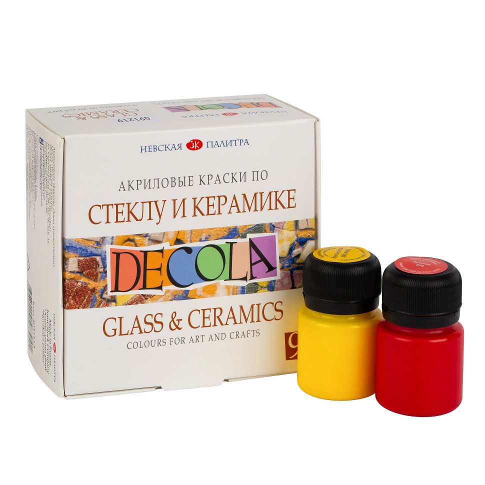 Набор акрил стекло керамика Декола 9*20 мл фото 1 — PalitraMastera