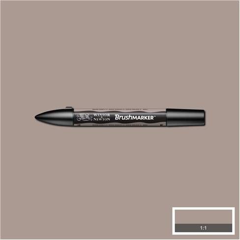 Winsor&Newton Маркер художественный Brush, теплый серый 3 фото 1 — PalitraMastera