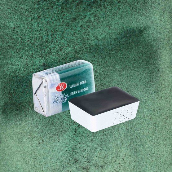 Зеленая мгла акварель Белые Ночи кювета 2,5 мл фото 1 — PalitraMastera