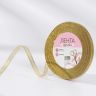 Лента парчовая, 6 мм, 23 ± 1 м, цвет золотой фото 1 — PalitraMastera