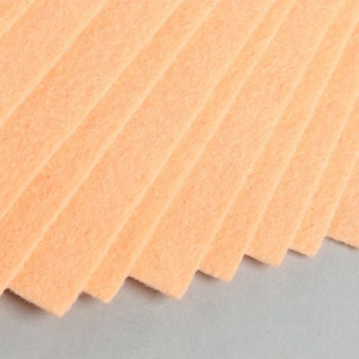 Фетр мягкий 1 мм 20х30 см цв.652 персик 7732913 — PalitraMastera