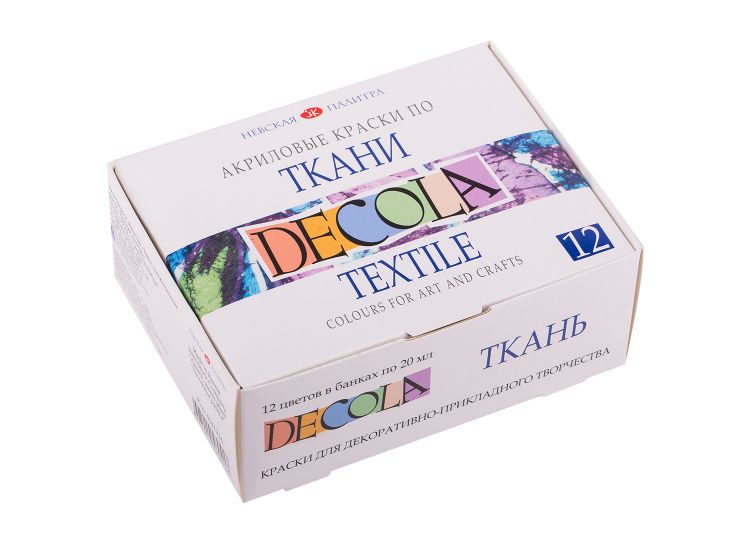 Набор акрил ткань Декола 12*20мл — PalitraMastera