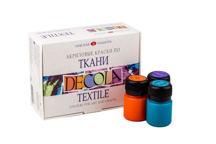 Набор акрил ткань Декола 12*20мл — PalitraMastera