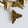 Уголок для шкатулок металл "Узоры" бронза 2,5х2,5х2,5 см 3531326 фото 2 &mdash; PalitraMastera