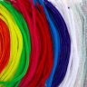 Проволока синельная для творчества пушистая+блестящая, 6мм*300мм, 10 цветов, 100 шт/упак, Astra&Craft фото 2 — PalitraMastera