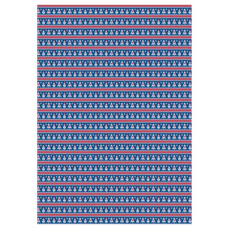 Упаковочная бумага глянц. 70*100см, MESHU "Nordic", 80 г/м2, ассорти, 5 дизайнов &mdash; PalitraMastera