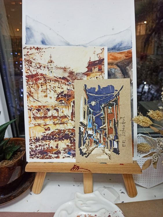 Акрил.маркер Acrylic Paint, не водост. скошен.нак.1-5 мм,перм., д/люб.пов. ENGLISH RED MAR315/28 &mdash; PalitraMastera