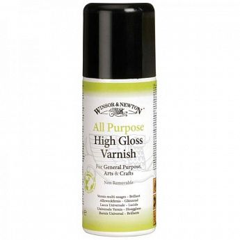 Универсальный высокоглянцевый лак, вер.1, аэрозоль, 150мл (новый дизайн) фото 1 &mdash; PalitraMastera