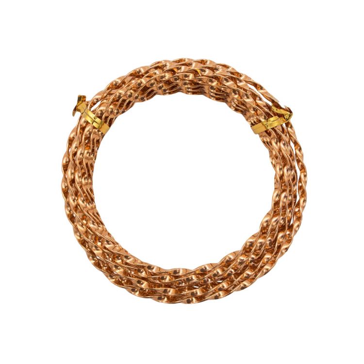 Проволока крученая, 3мм*5м (004 коричневый) — PalitraMastera