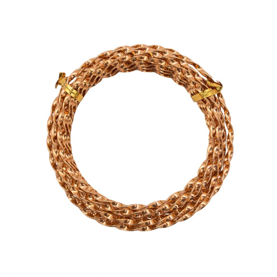 Проволока крученая, 3мм*5м (004 коричневый) фото 1 — PalitraMastera