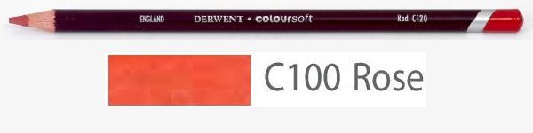 Цветной карандаш Coloursoft, мягкий, С100 розовый, круглый корпус 8 мм, грифель - 4 мм. фото 1 &mdash; PalitraMastera