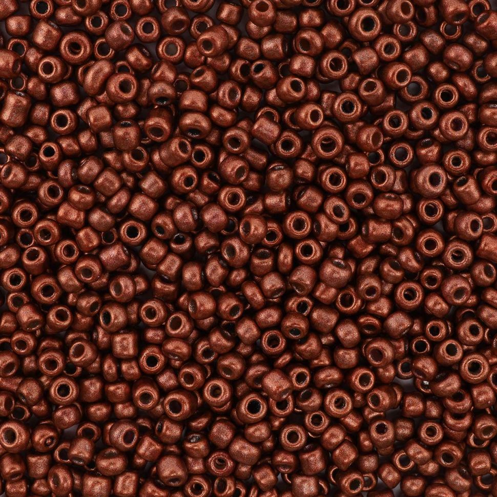 Бисер Astra&Craft 11/0, 20г (917 терракот/непрозрачный, матовый) фото 1 — PalitraMastera