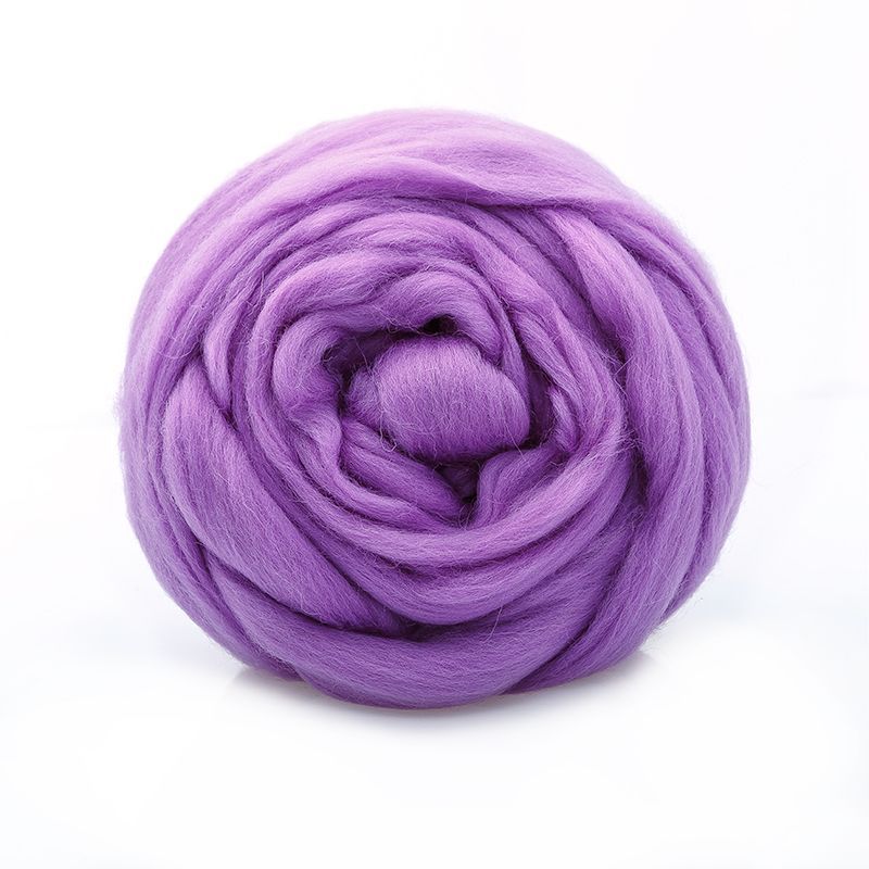 Полутонкая шерсть 100% сирень 022, 50 гр для валяния фото 1 &mdash; PalitraMastera