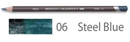 Карандаш акваграфитный Graphitint, круглый корпус 8 мм, грифель - 4 мм, цвет -  06 Стально-голубой — PalitraMastera
