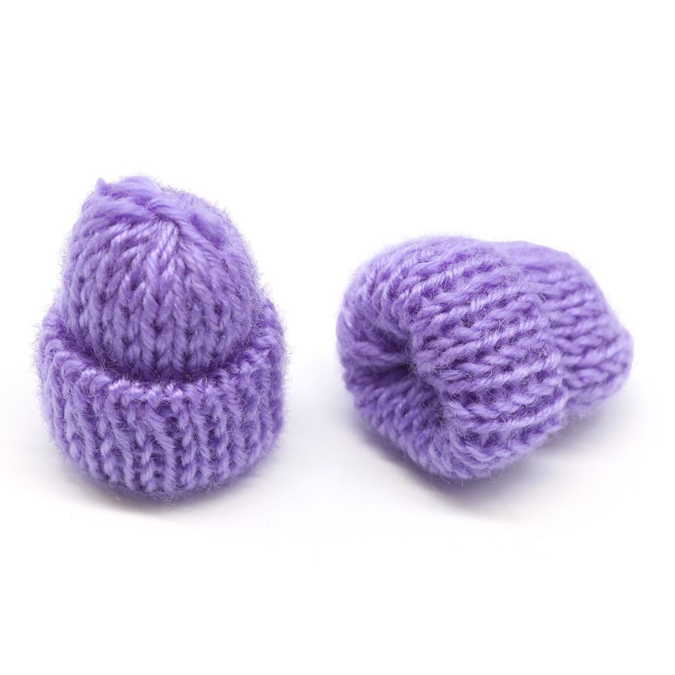 AR025 Шапочки для игрушек, 5см (фиолетовый) 1шт фото 1 — PalitraMastera