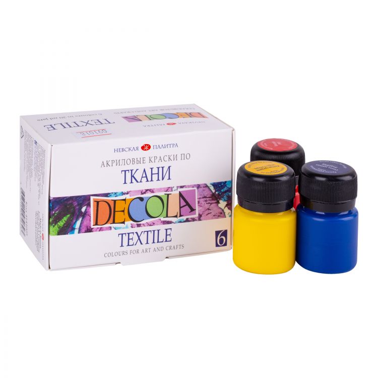 Набор акрил ткань Декола 6*20мл — PalitraMastera