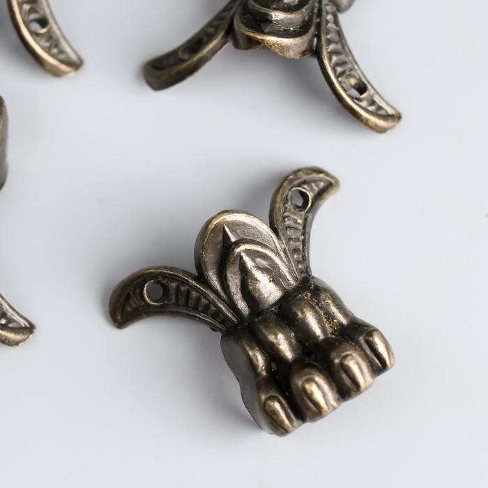 Уголок (ножка) для шкатулки &quot;Лапа&quot; 4,3х3,4 см 1ШТ С-024 3094195 — PalitraMastera