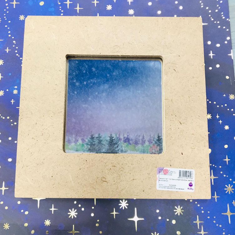 Зеркало №7 12х12см из МДФ 22х22см (зеркало вынимается) — PalitraMastera