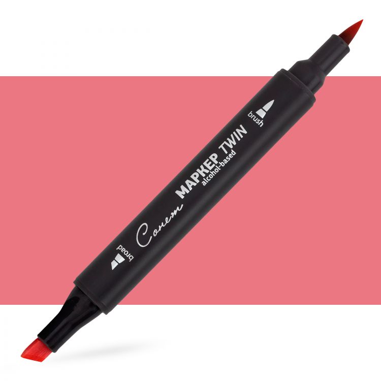 Маркер спиртовой Сонет Twin Brush, розовый — PalitraMastera