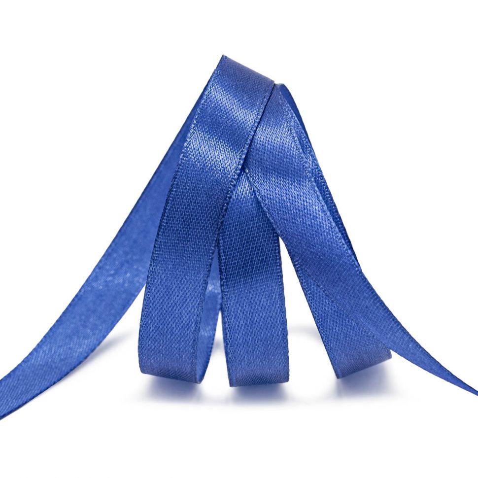 Лента атласная 1,2см*22,86м (155 василек) фото 1 — PalitraMastera