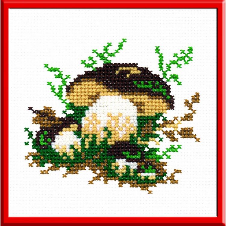 457 Набор для вышивания РС-Студия 'Боровик' 12*13 см — PalitraMastera