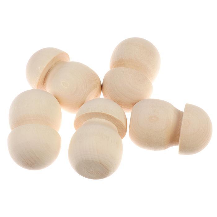 Заготовка для творчества «Грибок», малый 2773651/ 2,8 см × 2,8 см × 4 см дерево — PalitraMastera