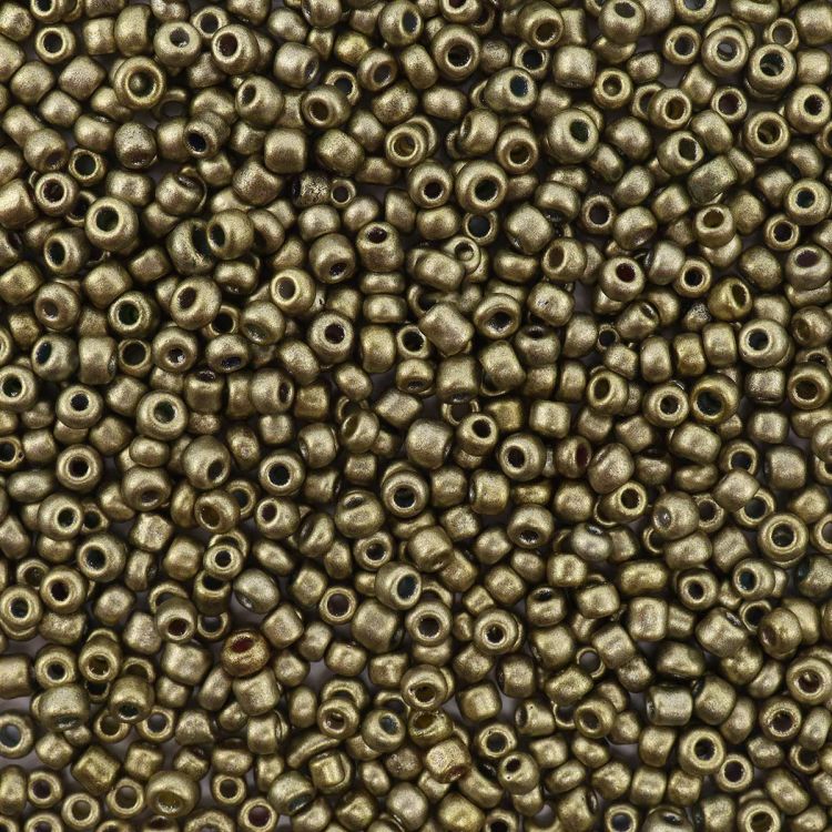 Бисер Astra&amp;Craft 11/0, 20г (914 оливковый/непрозрачный, матовый) — PalitraMastera