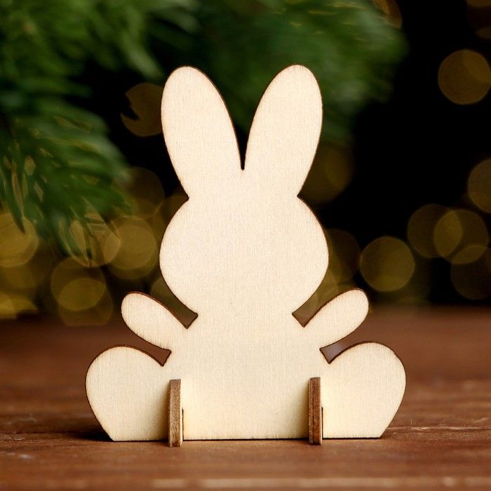 Декор под раскраску «Зайчик» 7 * 6 * 2,4 см фото 1 &mdash; PalitraMastera