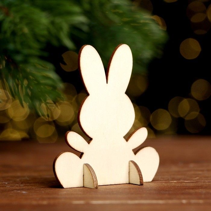 Декор под раскраску «Зайчик» 7 * 6 * 2,4 см — PalitraMastera