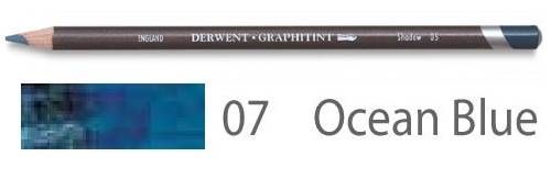 Карандаш акваграфитный Graphitint, круглый корпус 8 мм, грифель - 4 мм, цвет -  07 Голубой океан фото 1 &mdash; PalitraMastera