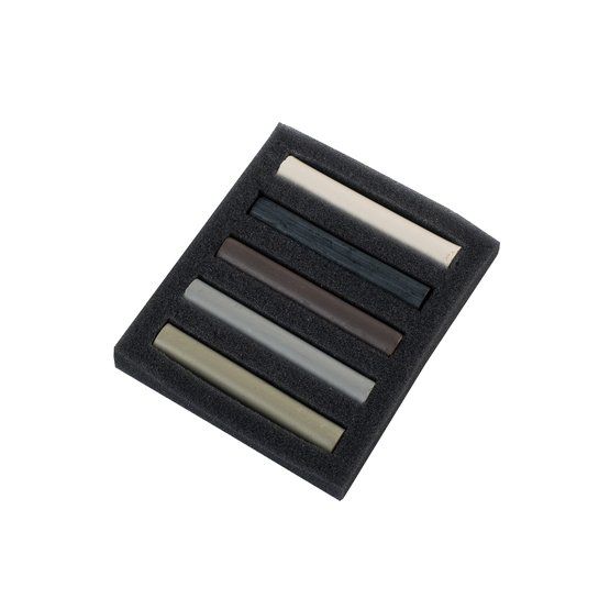 Ладога Набор сухих художественных графических материалов: соус ассорти цветов 5 мелков &mdash; PalitraMastera