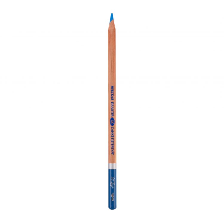 Белые ночи Карандаш акварельный №43, лазурный синий 1 шт — PalitraMastera