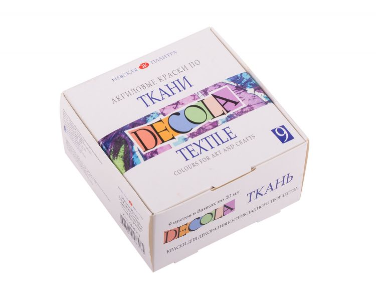 Набор акрил ткань Декола 9*20мл — PalitraMastera