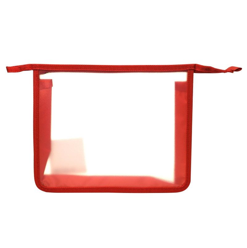 Папка д/тетрадей 1 отд. А5 Creativiki молния сверху 235х190х50 мм красн. пластик универс. фото 1 — PalitraMastera