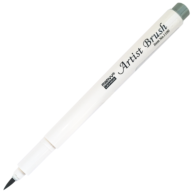 Маркер-кисть, акварельные чернила на водной основе Blue Grey MAR1100/41 /Marvy фото 1 &mdash; PalitraMastera