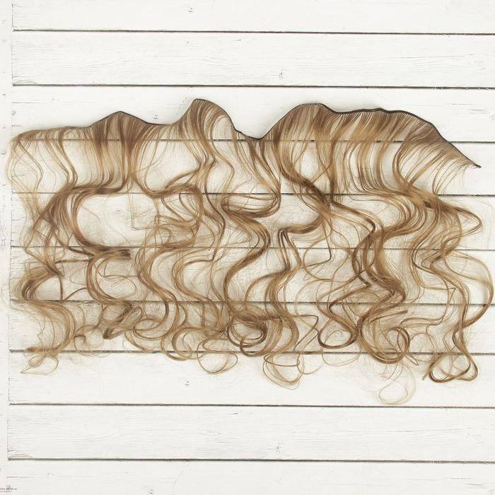 Волосы - тресс для кукол &quot;Кудри&quot; длина волос 40 см, ширина 50 см, №18Т 2294353 — PalitraMastera