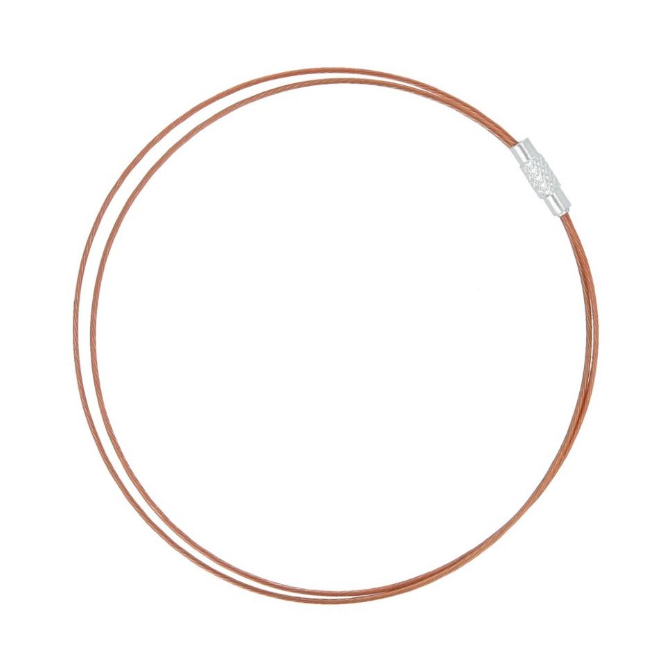 Zlatka Основание для колье KS-050 №21 т. коричневый АКЦИЯ!!! фото 1 &mdash; PalitraMastera