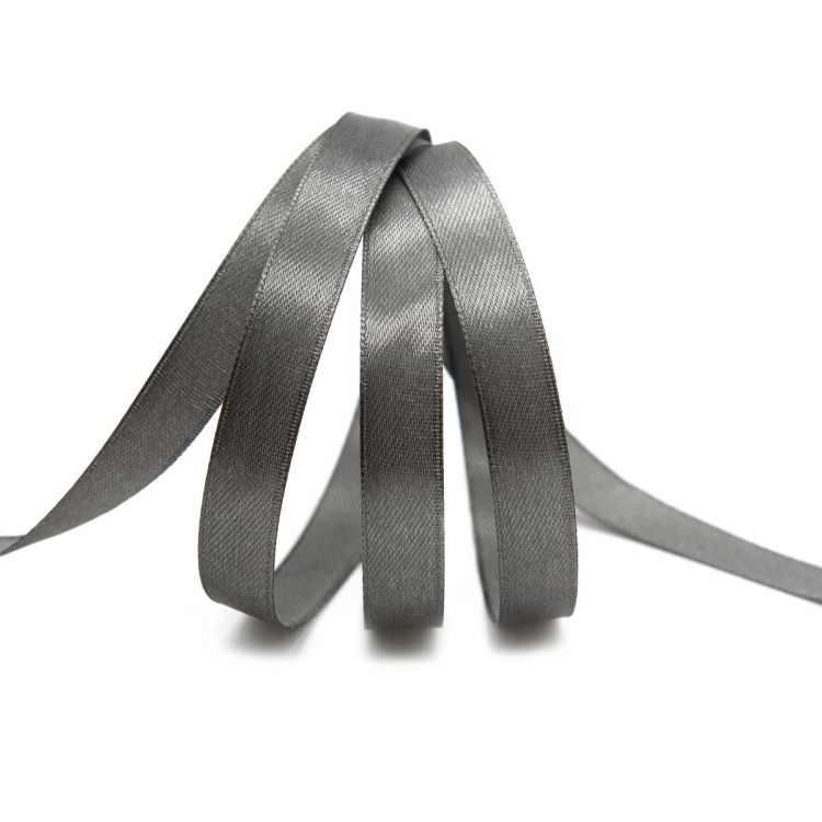 Лента атласная 1,2см*22,86м (153 т.серый) — PalitraMastera