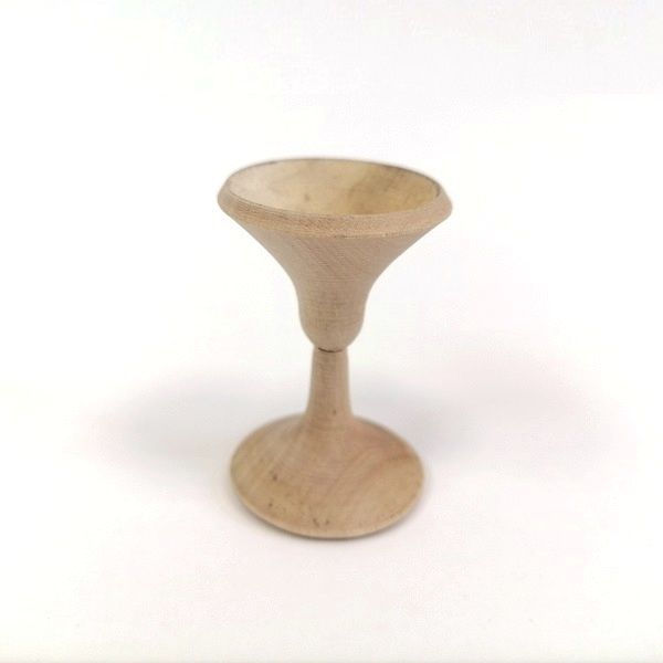 Деревянная заготовка из липы Подставка под яйцо, высота 50 мм — PalitraMastera